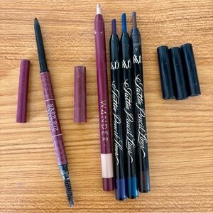 KVD Beauty Tattoo eyeliner Anastasia Beverly Hills Brow Wiz makeup bundle lot